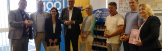 La poste et le Département s'engagent en faveur du savoir-faire local à Marsannay-la-Côte !